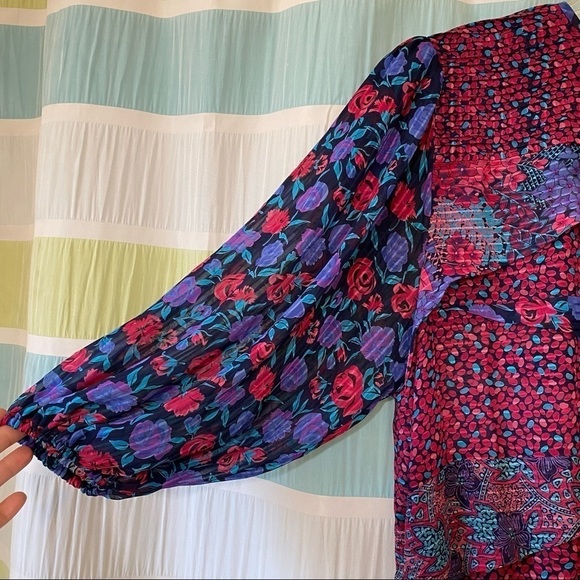 Diane Fres Vintage Dress 1980’s Graphics Sz Medium - Picture 3 of 11